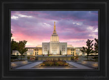 Load image into Gallery viewer, Idaho Falls Eventide Open Edition Canvas / 24 X 36 Black Frame Art