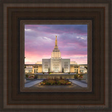 Load image into Gallery viewer, Idaho Falls Eventide Open Edition Canvas / 6 X Brown Frame Art