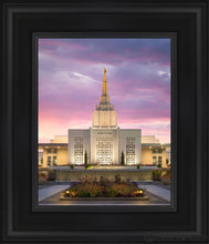Load image into Gallery viewer, Idaho Falls Eventide Open Edition Canvas / 8 X 10 Black Frame Art