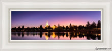 Load image into Gallery viewer, Idaho Falls Snake River Reflection Open Edition Canvas / 6 X 18 White Frame Art