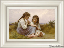 Load image into Gallery viewer, Idylle Enfantine Open Edition Print / 14 X 21 Frame C 29 1/4 22 Art
