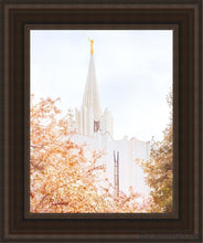 Load image into Gallery viewer, Jordan River Spring Blossoms Open Edition Canvas / 11 X 14 Brown Frame Art
