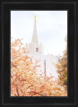 Load image into Gallery viewer, Jordan River Spring Blossoms Open Edition Canvas / 24 X 36 Black Frame Art