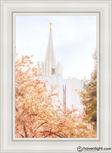 Load image into Gallery viewer, Jordan River Spring Blossoms Open Edition Canvas / 24 X 36 White Frame Art