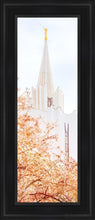 Load image into Gallery viewer, Jordan River Spring Blossoms Open Edition Canvas / 8 X 24 Black Frame Art