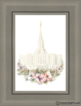 Load image into Gallery viewer, Jordan River Watercolor Open Edition Canvas / 12 X 18 Gray Frame Art