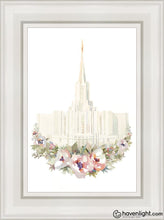 Load image into Gallery viewer, Jordan River Watercolor Open Edition Canvas / 12 X 18 White Frame Art