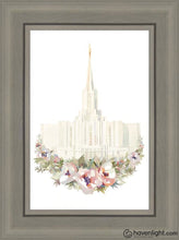 Load image into Gallery viewer, Jordan River Watercolor Open Edition Canvas / 14 X 21 Gray Frame Art