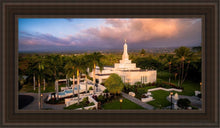 Load image into Gallery viewer, Kona Evening Aerial Open Edition Canvas / 15 X 30 Brown Frame Art