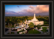 Load image into Gallery viewer, Kona Evening Aerial Open Edition Canvas / 20 X 30 Black Frame Art