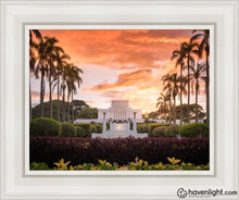 Load image into Gallery viewer, Laie Spread Thy Word Open Edition Canvas / 11 X 14 White Frame Art