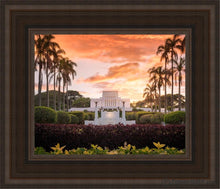 Load image into Gallery viewer, Laie Spread Thy Word Open Edition Canvas / 8 X 10 Brown Frame Art