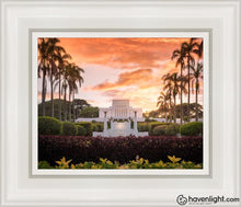 Load image into Gallery viewer, Laie Spread Thy Word Open Edition Canvas / 8 X 10 White Frame Art