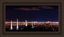 Load image into Gallery viewer, Las Vegas Refuge Open Edition Canvas / 15 X 30 Brown Frame Art