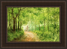 Load image into Gallery viewer, Lead Thou Me On Open Edition Canvas / 14 X 21 Brown Frame Art
