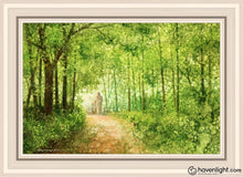 Load image into Gallery viewer, Lead Thou Me On Open Edition Canvas / 20 X 30 White Frame Art
