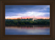 Load image into Gallery viewer, Leaving Nauvoo Open Edition Canvas / 20 X 30 Brown Frame Art