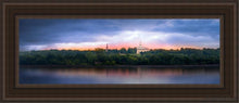 Load image into Gallery viewer, Leaving Nauvoo Open Edition Canvas / 8 X 24 Brown Frame Art