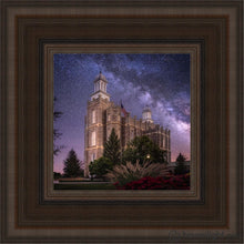 Load image into Gallery viewer, Logan Celestial Open Edition Canvas / 6 X Brown Frame Art