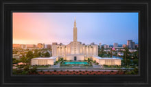 Load image into Gallery viewer, Los Angeles From On High Open Edition Canvas / 15 X 30 Black Frame Art