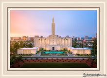 Load image into Gallery viewer, Los Angeles From On High Open Edition Canvas / 20 X 30 White Frame Art