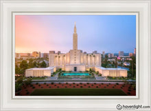 Load image into Gallery viewer, Los Angeles From On High Open Edition Canvas / 24 X 36 White Frame Art