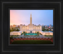 Load image into Gallery viewer, Los Angeles From On High Open Edition Canvas / 8 X 10 Black Frame Art