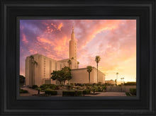Load image into Gallery viewer, Los Angeles Light Of The World Open Edition Canvas / 12 X 18 Black Frame Art