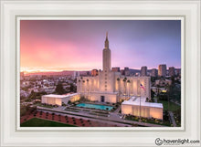 Load image into Gallery viewer, Los Angeles Weathering The Storm Open Edition Canvas / 24 X 36 White Frame Art