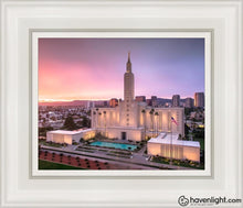 Load image into Gallery viewer, Los Angeles Weathering The Storm Open Edition Canvas / 8 X 10 White Frame Art