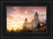Load image into Gallery viewer, Manti Sunset Open Edition Canvas / 12 X 18 Black Frame Art