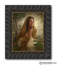 Load image into Gallery viewer, Mary Kept All Of These Things And Pondered Them In Her Heart Open Edition Canvas / 16 X 20 Frame G