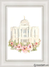 Load image into Gallery viewer, Meridian Watercolor Open Edition Canvas / 14 X 21 White Frame Art