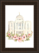 Load image into Gallery viewer, Meridian Watercolor Open Edition Canvas / 24 X 36 Brown Frame Art