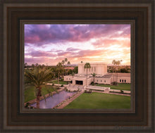 Load image into Gallery viewer, Mesa Sunrise Aerial Open Edition Canvas / 8 X 10 Brown Frame Art