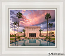 Load image into Gallery viewer, Mesa Sunset Panorama Open Edition Canvas / 8 X 10 White Frame Art