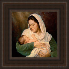 Load image into Gallery viewer, Mothers Love Open Edition Canvas / 12 X Brown Frame Art