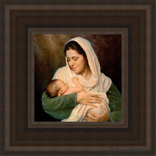 Load image into Gallery viewer, Mothers Love Open Edition Canvas / 6 X Brown Frame Art