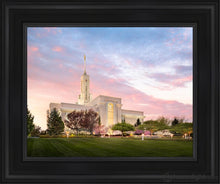 Load image into Gallery viewer, Mount Timpanogos Spring Open Edition Canvas / 11 X 14 Black Frame Art