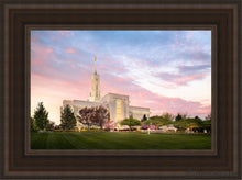 Load image into Gallery viewer, Mount Timpanogos Spring Open Edition Canvas / 12 X 18 Brown Frame Art