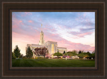 Load image into Gallery viewer, Mount Timpanogos Spring Open Edition Canvas / 14 X 21 Brown Frame Art