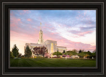 Load image into Gallery viewer, Mount Timpanogos Spring Open Edition Canvas / 20 X 30 Black Frame Art