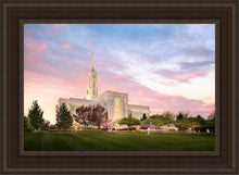 Load image into Gallery viewer, Mount Timpanogos Spring Open Edition Canvas / 24 X 36 Brown Frame Art