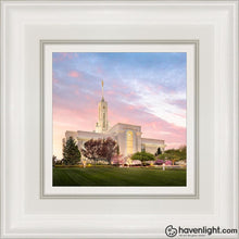 Load image into Gallery viewer, Mount Timpanogos Spring Open Edition Canvas / 6 X White Frame Art