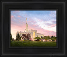 Load image into Gallery viewer, Mount Timpanogos Spring Open Edition Canvas / 8 X 10 Black Frame Art