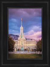 Load image into Gallery viewer, Mount Timpanogos The Lord Is My Light Open Edition Canvas / 12 X 18 Black Frame Art
