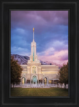 Load image into Gallery viewer, Mount Timpanogos The Lord Is My Light Open Edition Canvas / 24 X 36 Black Frame Art