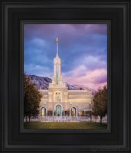 Load image into Gallery viewer, Mount Timpanogos The Lord Is My Light Open Edition Canvas / 8 X 10 Black Frame Art