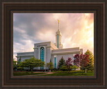 Load image into Gallery viewer, Mt Timpanogos After The Storm Open Edition Canvas / 11 X 14 Brown Frame Art