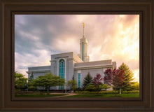 Load image into Gallery viewer, Mt Timpanogos After The Storm Open Edition Canvas / 20 X 30 Brown Frame Art